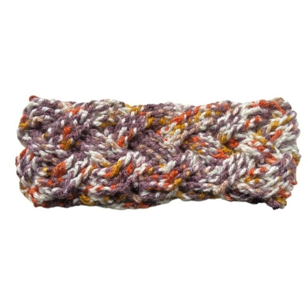 Handmade crochet Celtic knot headband ear warmer